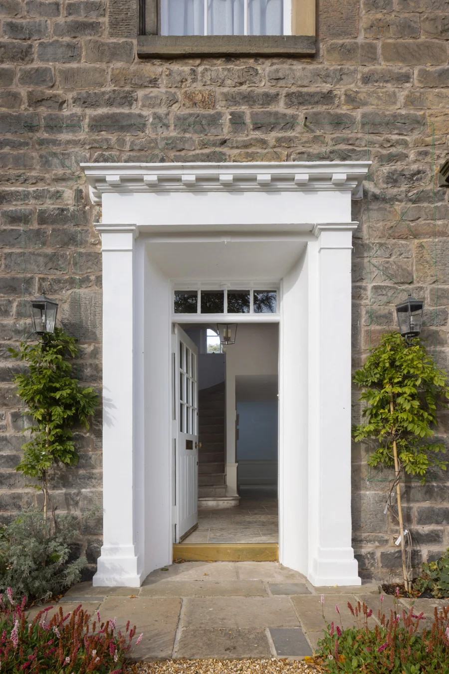 Dean Bank House entrace detail