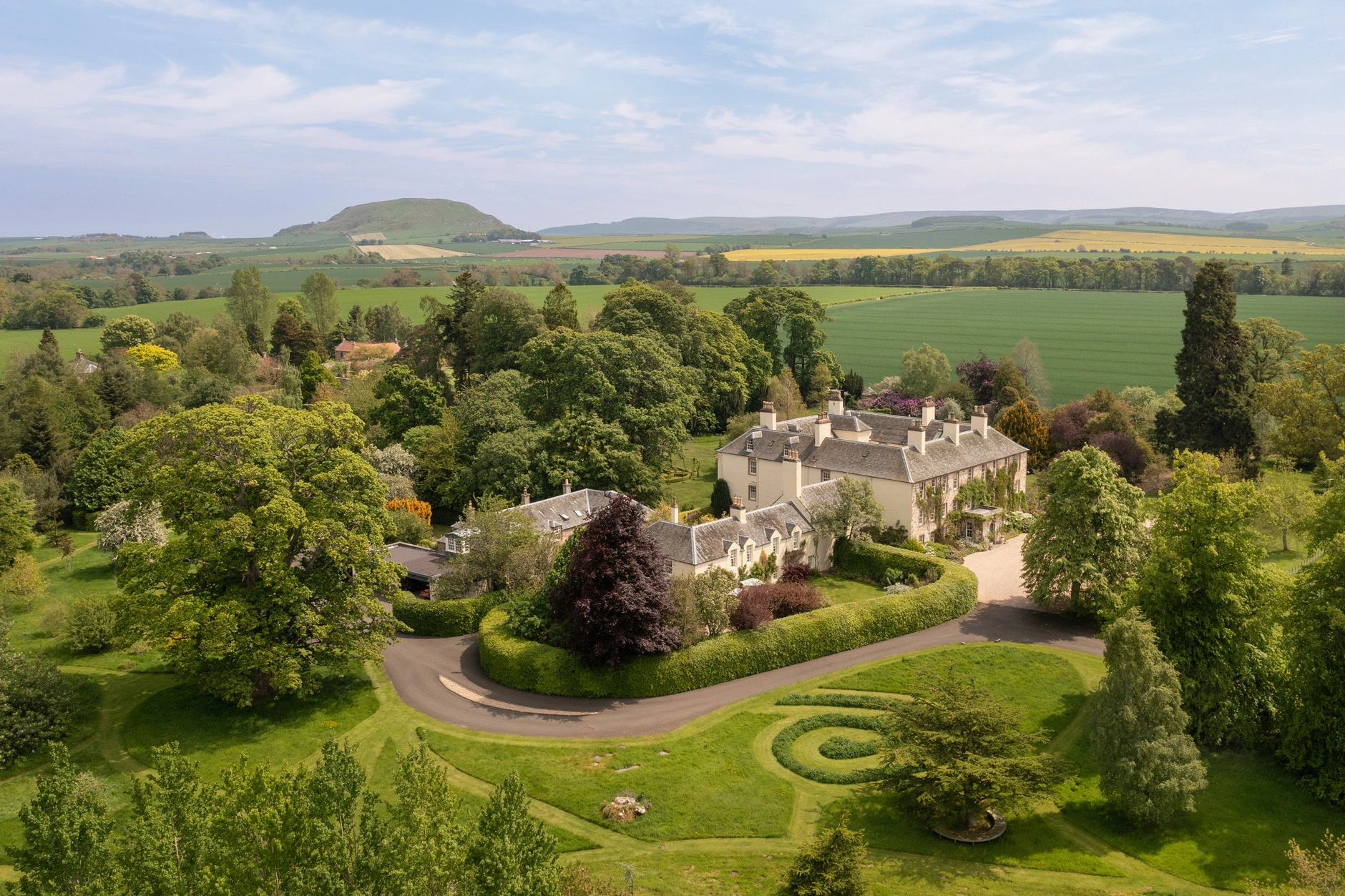 Stevenson House aerial view
