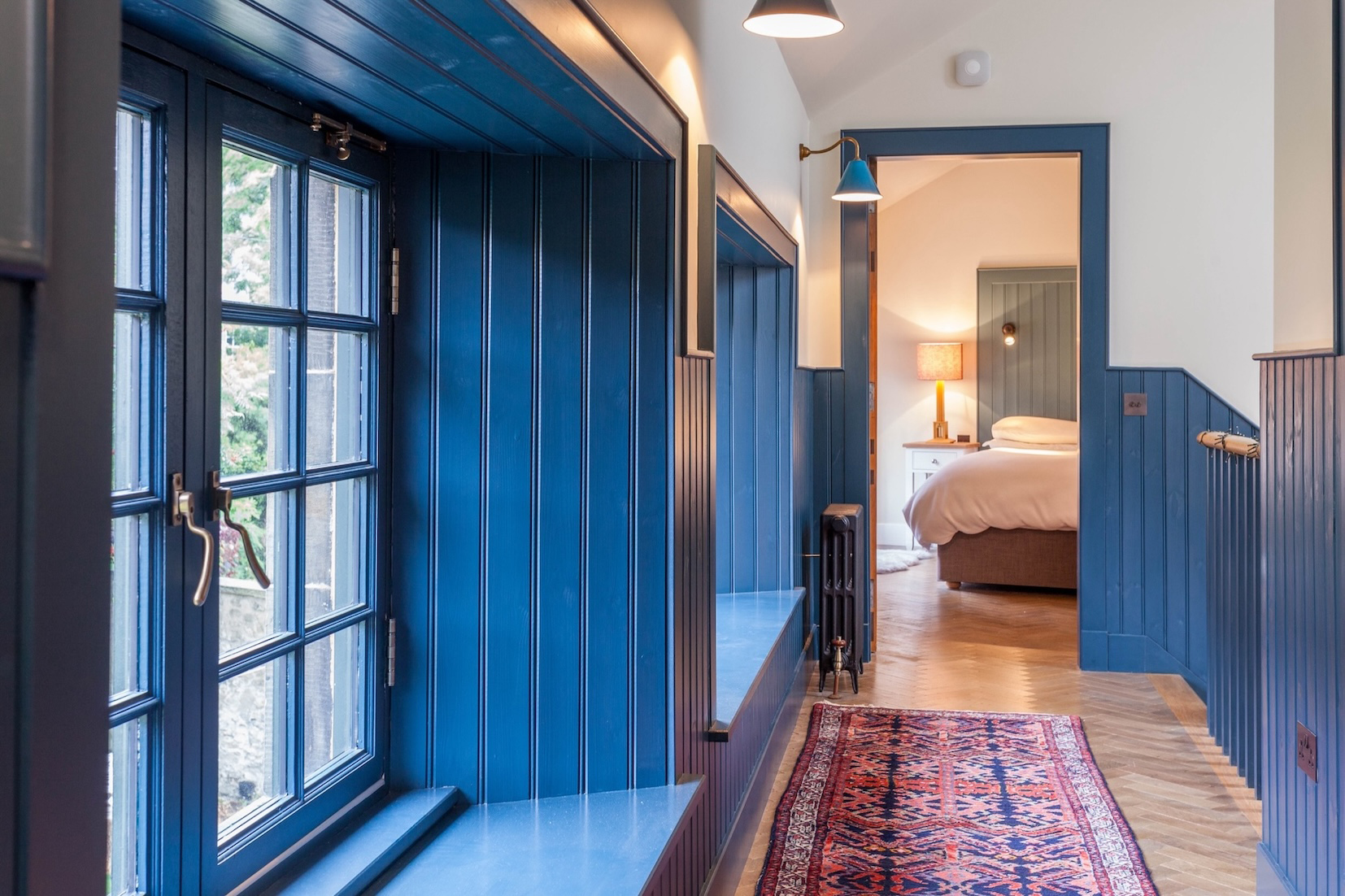 Circus Lane hallway bedroom