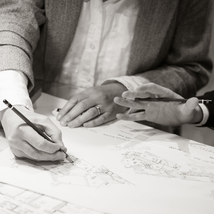 About us Architects sketching